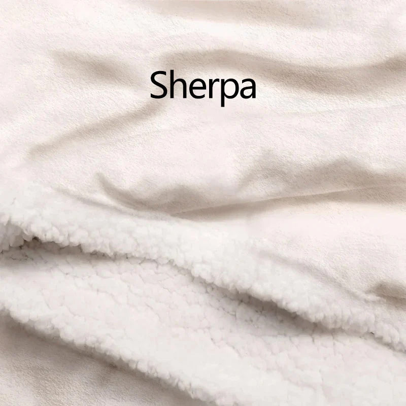 Personalized Hockey Player Name Christmas Blanket