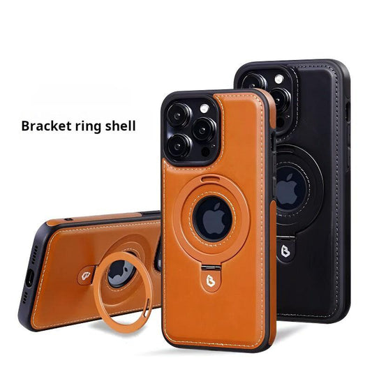 Leather Holder Magnetic Phone Case