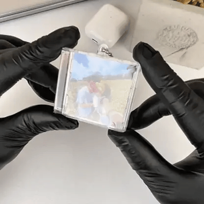 Custom Mini Album CD Keychain with NFC