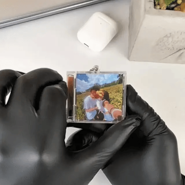 Custom Mini Album CD Keychain with NFC