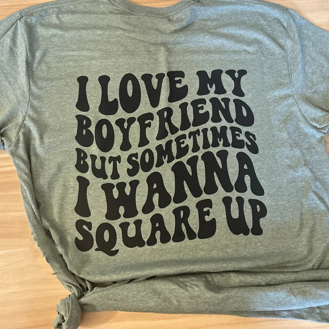 I Love My Husband/Boyfriend Hoodie T-shirt