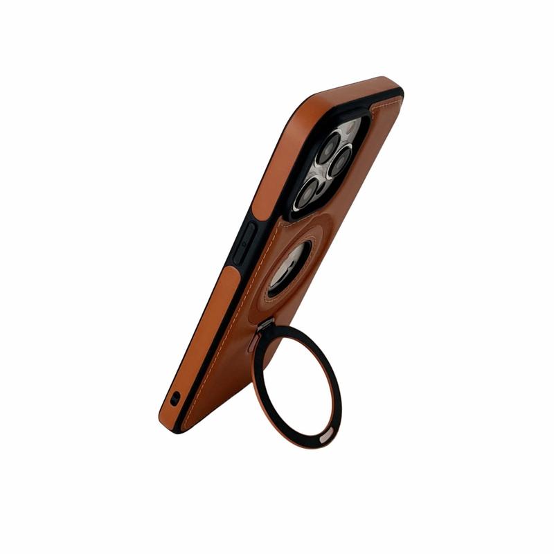 Leather Holder Magnetic Phone Case