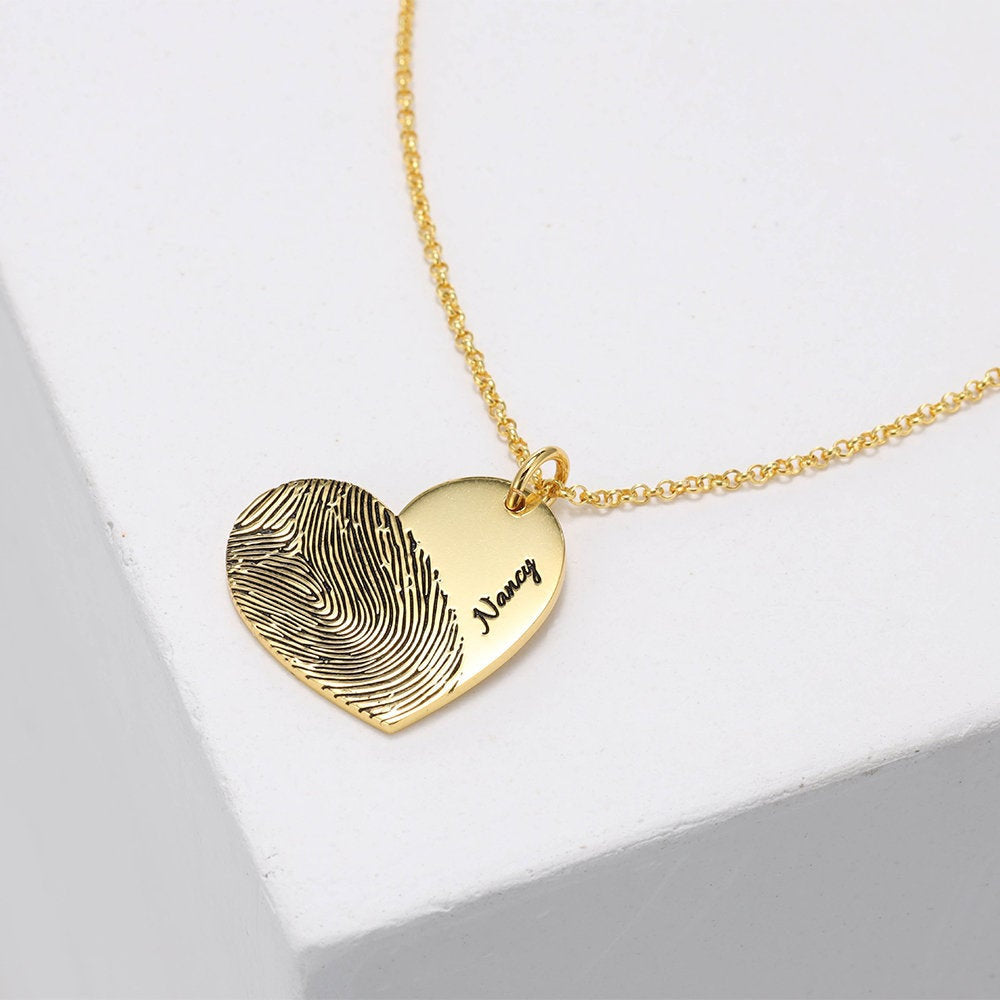 Personalized Fingerprint Necklace