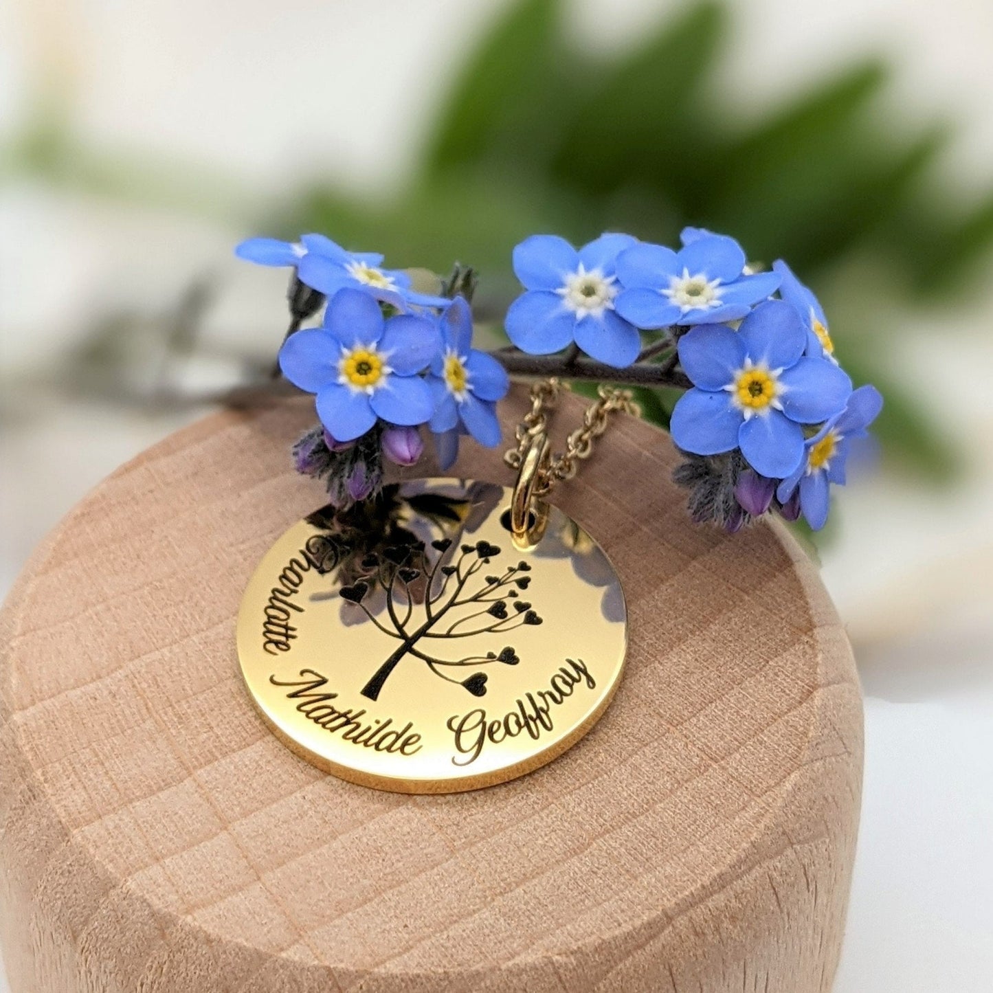 Personalized Necklace with Tree of Life