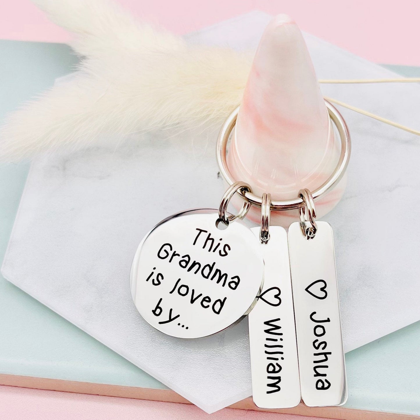 This Grandma is Loved by Keychain