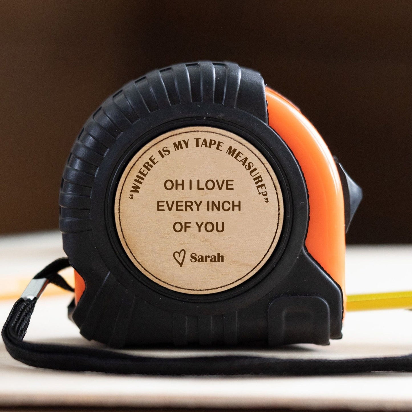 Tape Measure Personalized for Valentines Day or Anniversary Gift