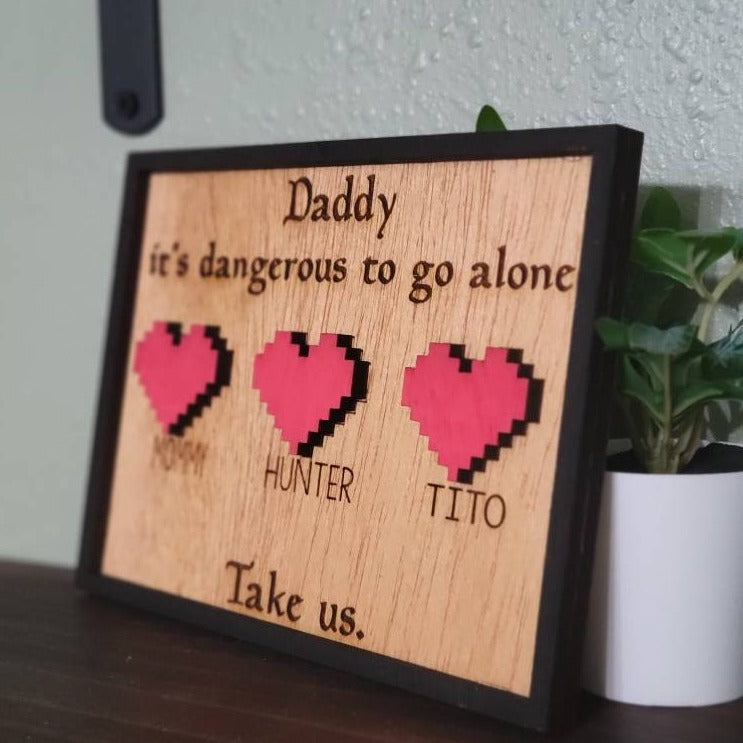 Daddy's Wooden Sign - Father's Day Gift