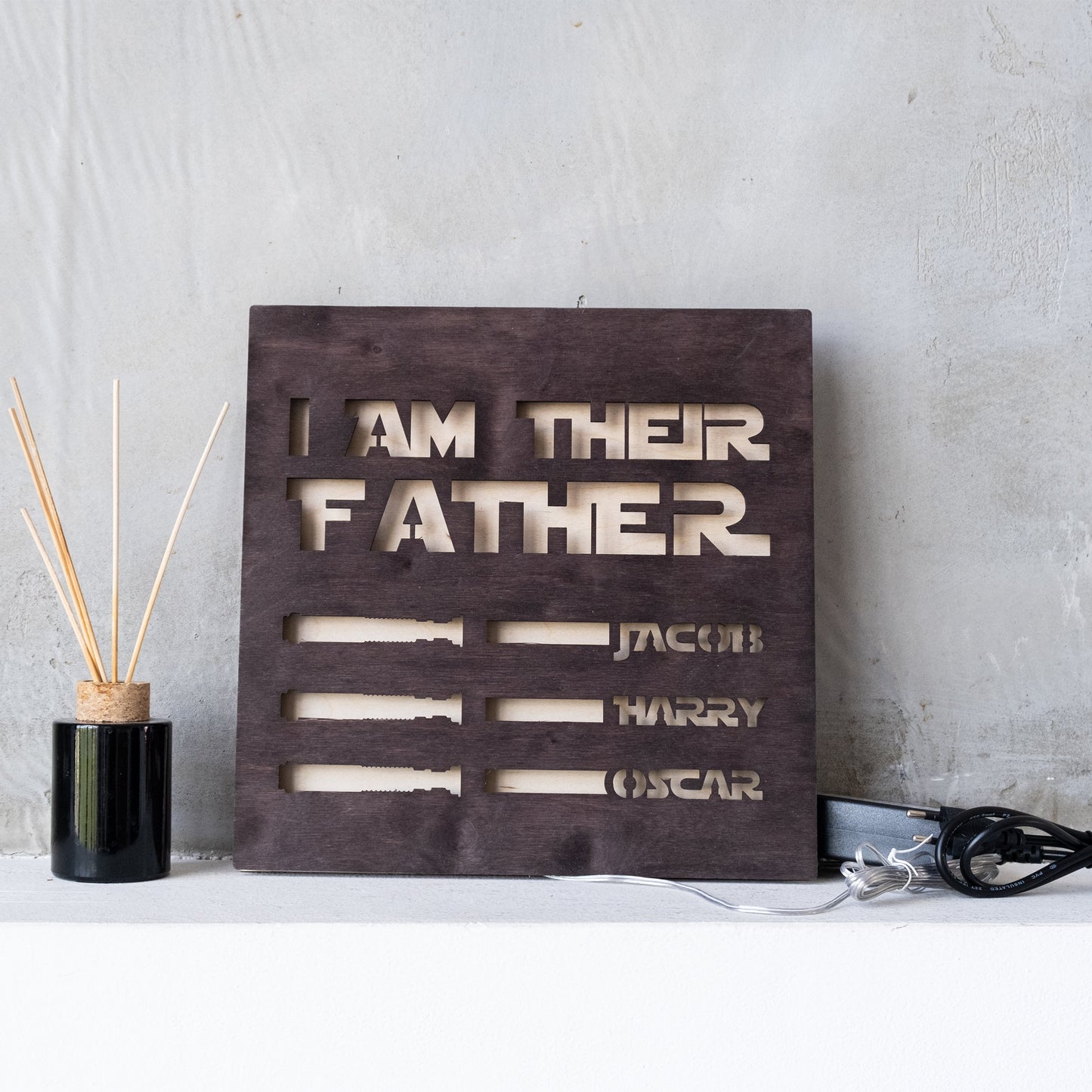 I Am Their Father Led Sign