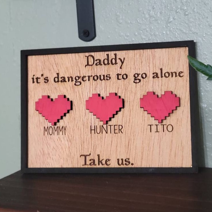 Daddy's Wooden Sign - Father's Day Gift