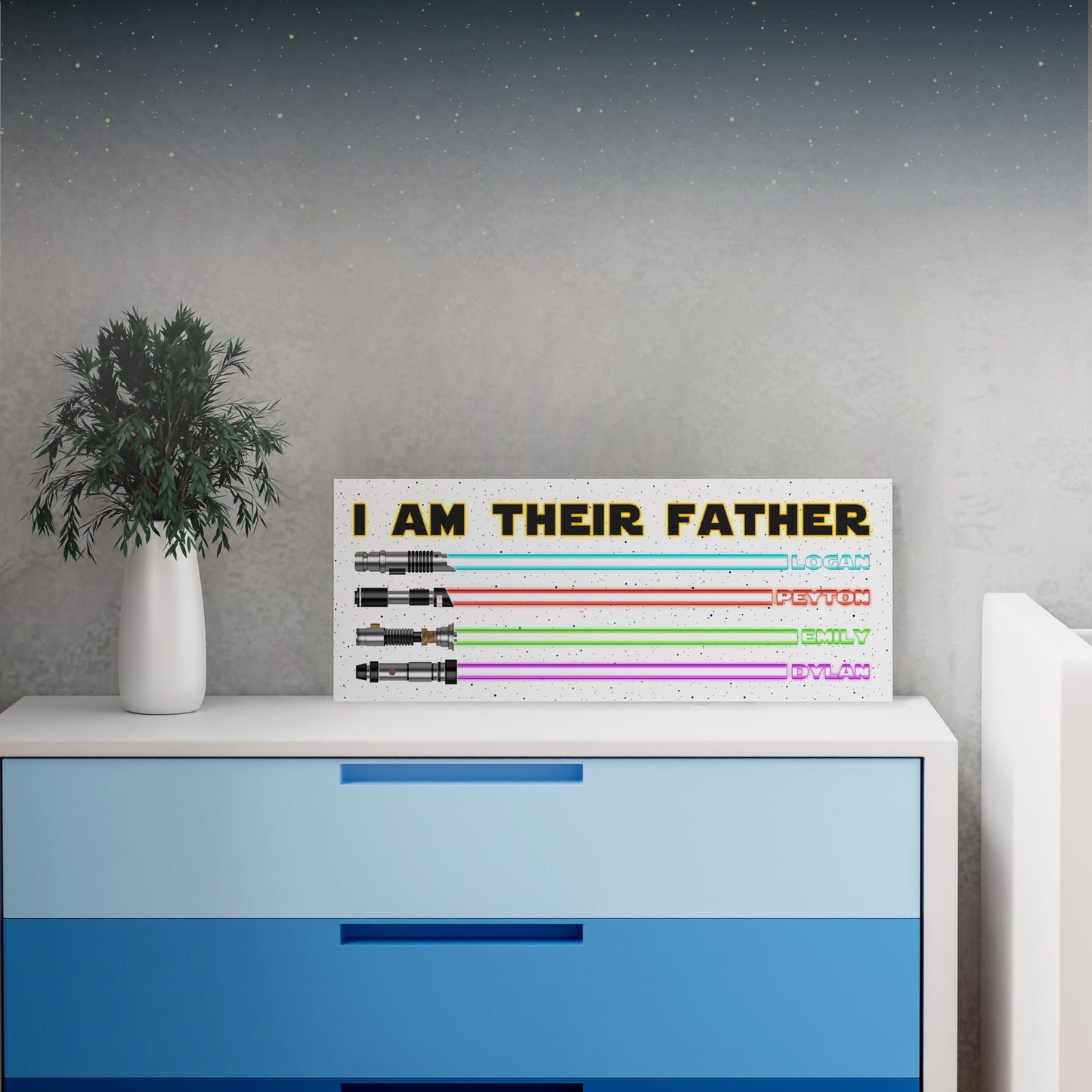 I Am Their Father Acrylic Signs