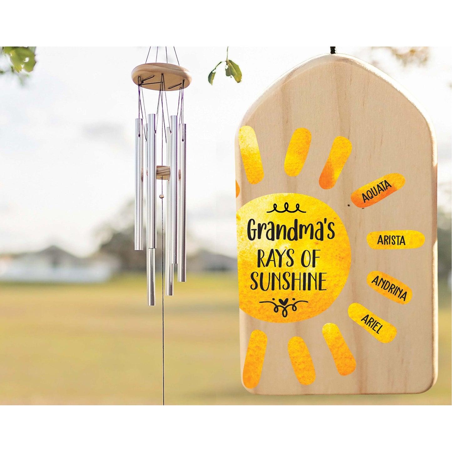 Personalized Wind Chimes For Mom