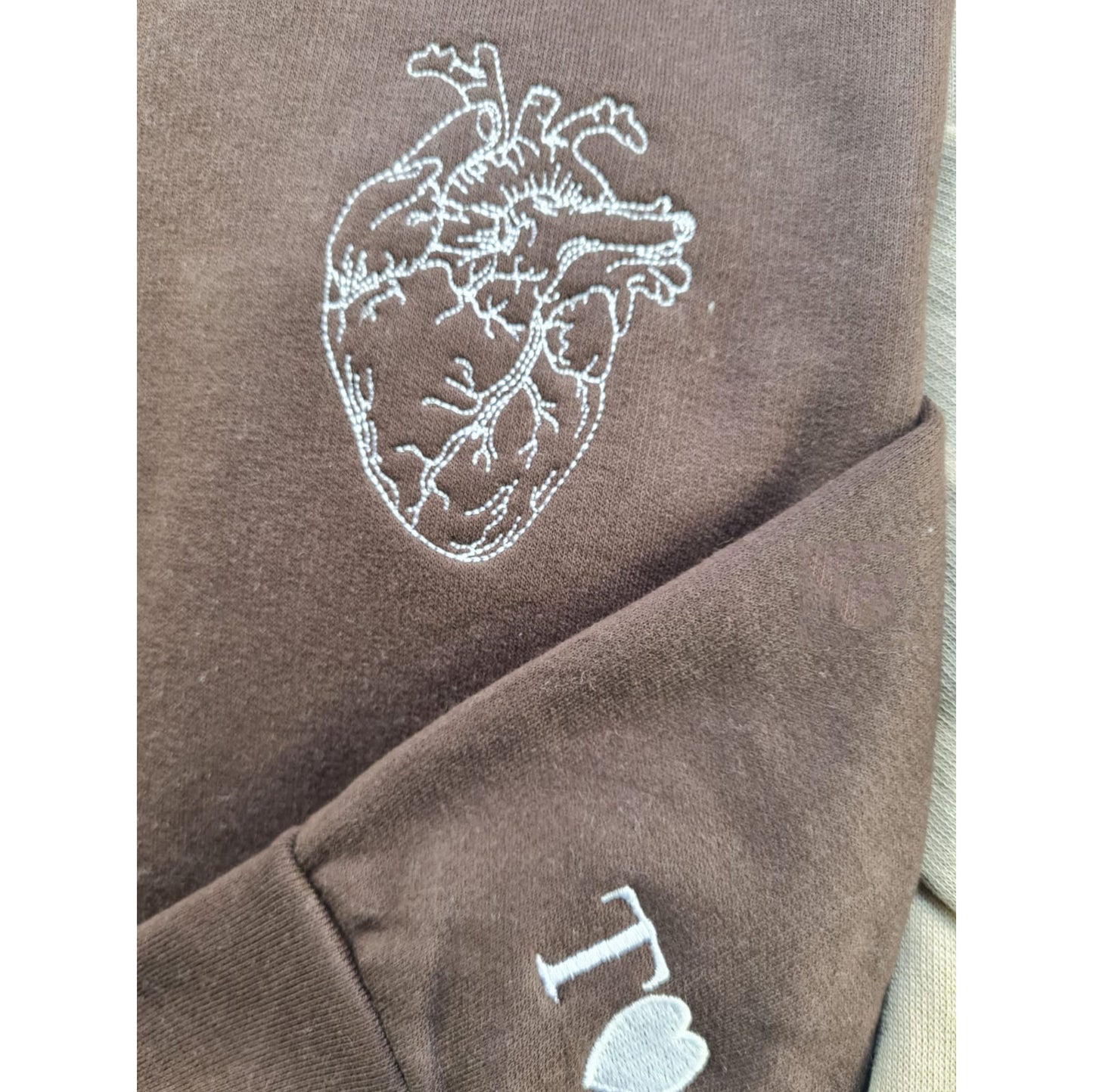 Listen To My Heart Embroidery Couple Crewneck/Hoodie