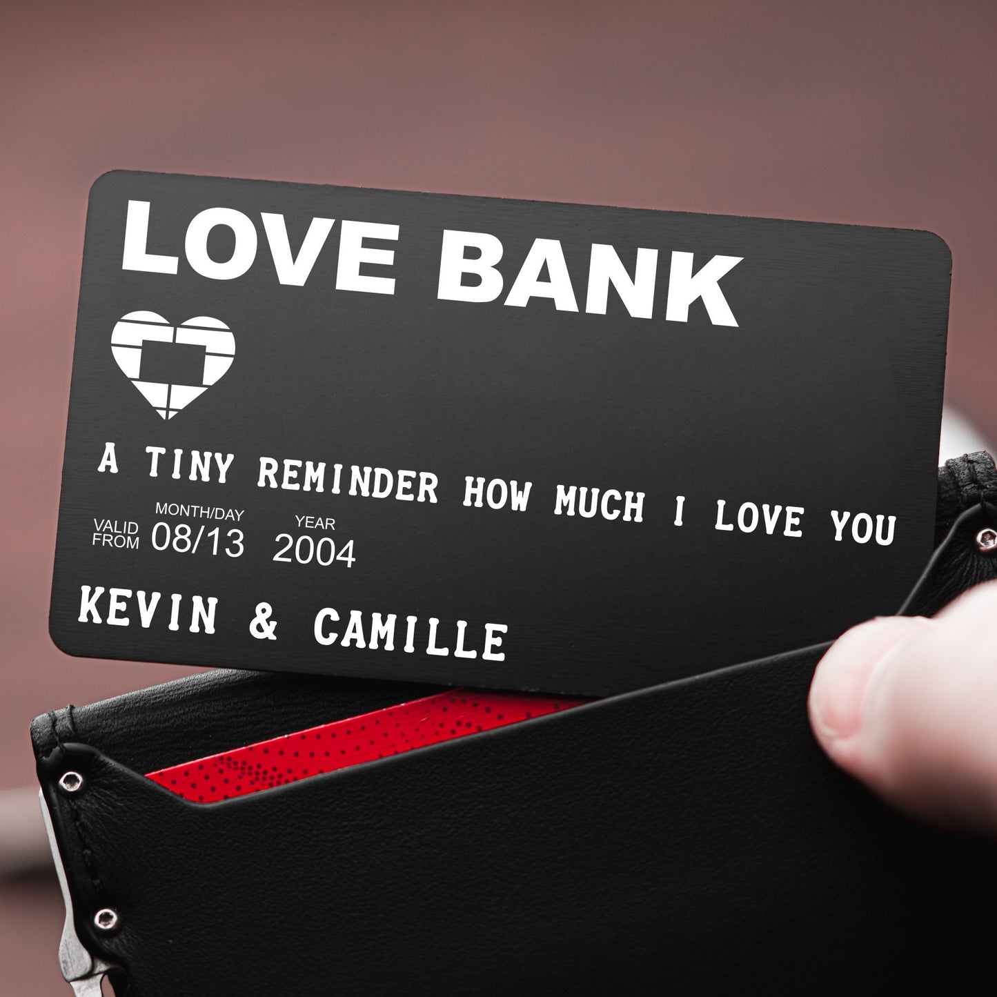 💕Love Bank Card - Personalized Photo Wallet Card Gifts💕