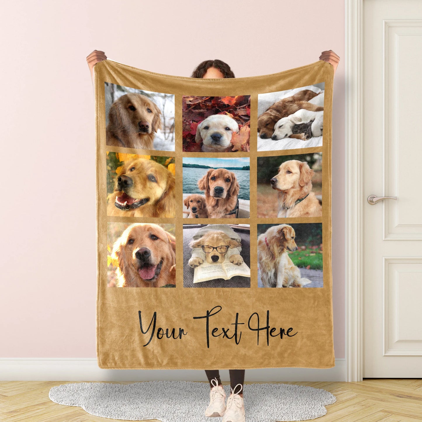 Custom Pet Photo Blanket