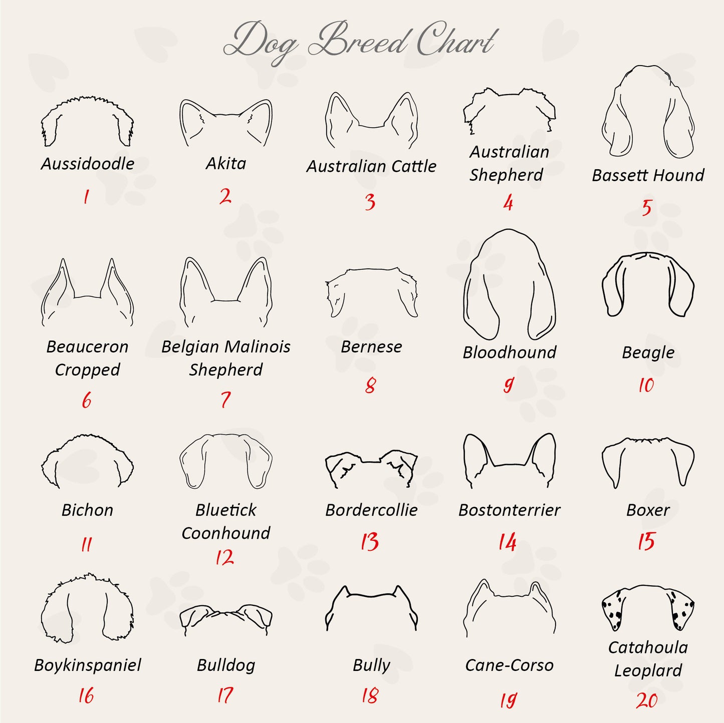 💞Custom Dog Ears Sweatshirt/Crewneck/ Tee💞