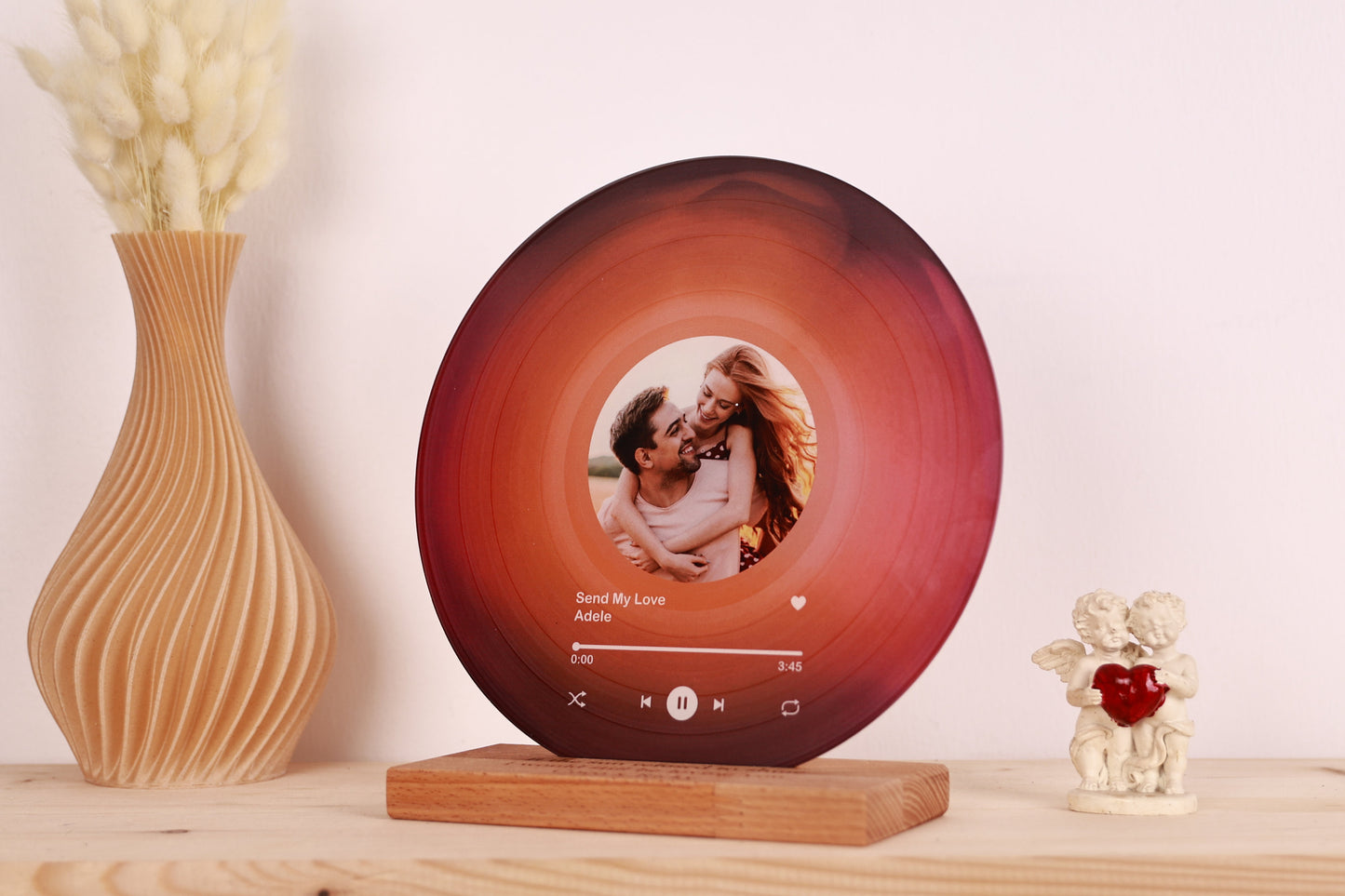 🎵 Personalized Record with Photo - Acrylic Song Plaque 🎵