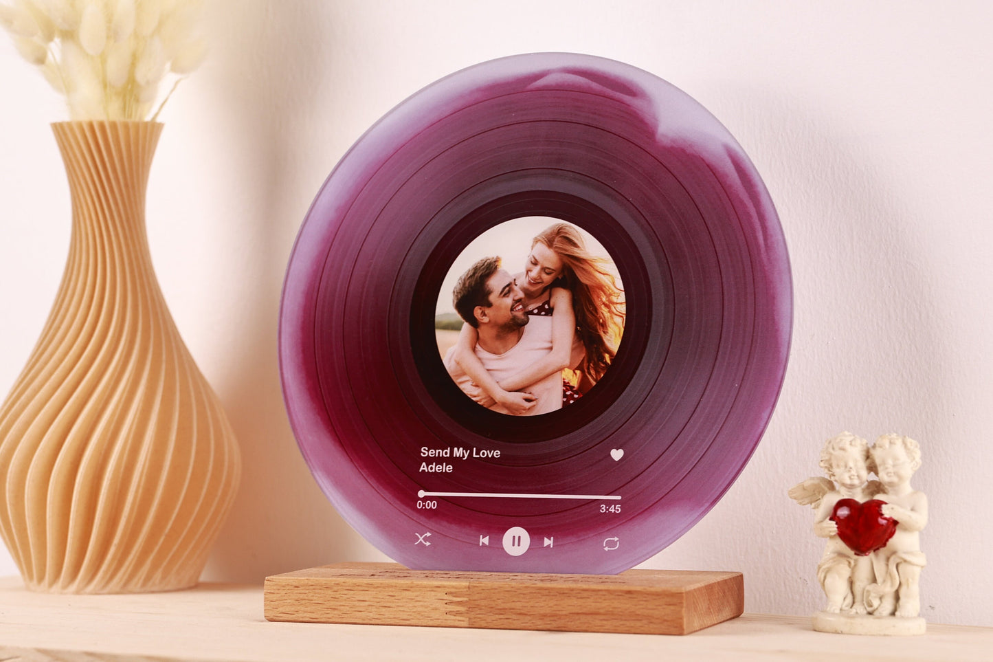 🎵 Personalized Record with Photo - Acrylic Song Plaque 🎵