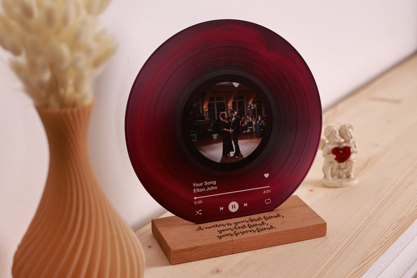 🎵 Personalized Record with Photo - Acrylic Song Plaque 🎵