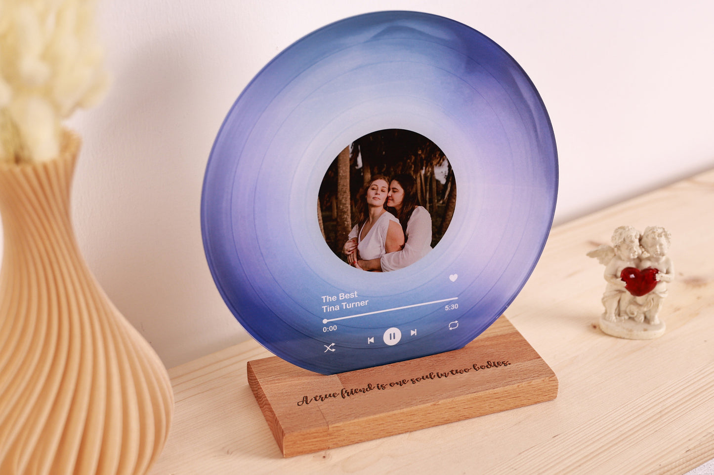 🎵 Personalized Record with Photo - Acrylic Song Plaque 🎵