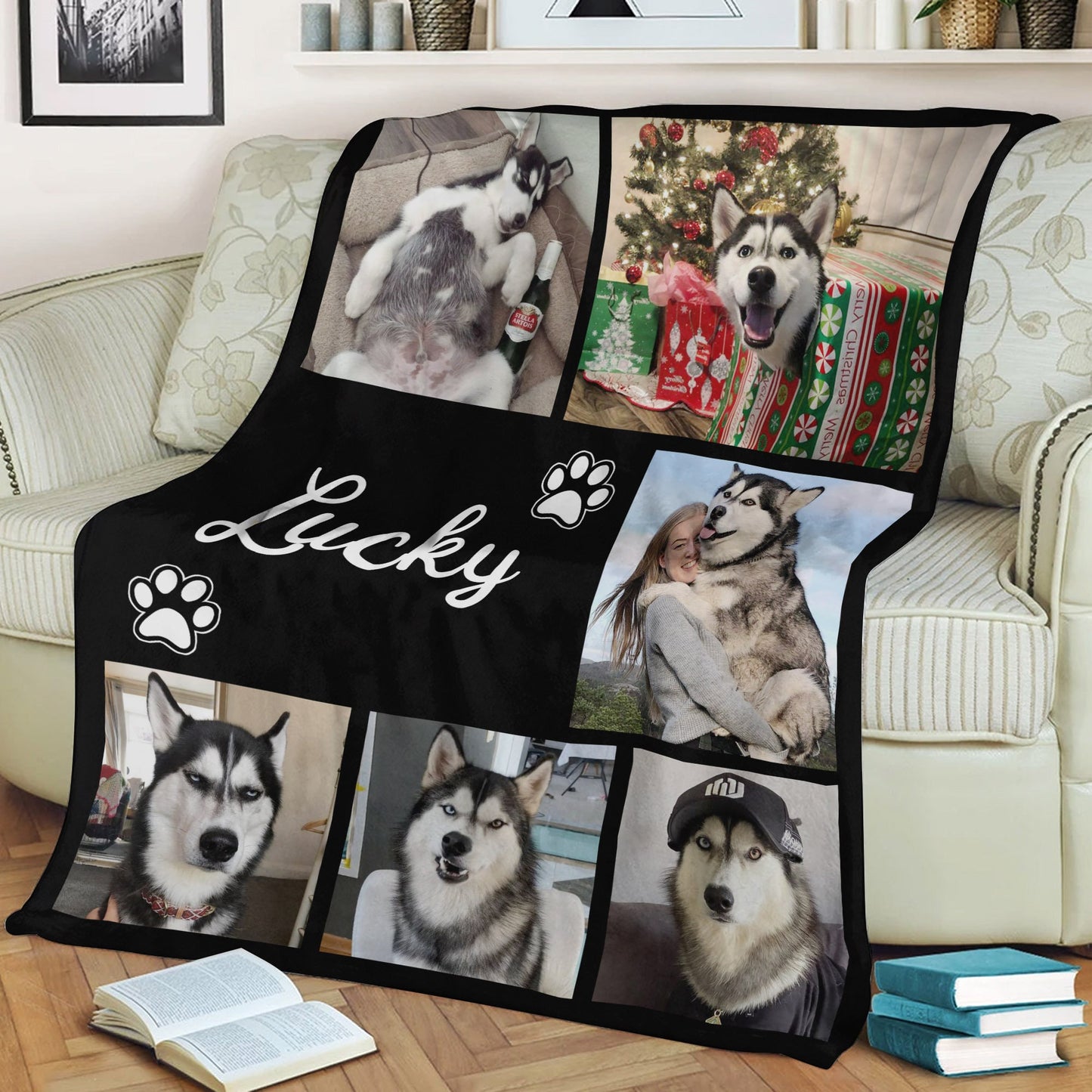 Custom Pet Photo Blanket 💕