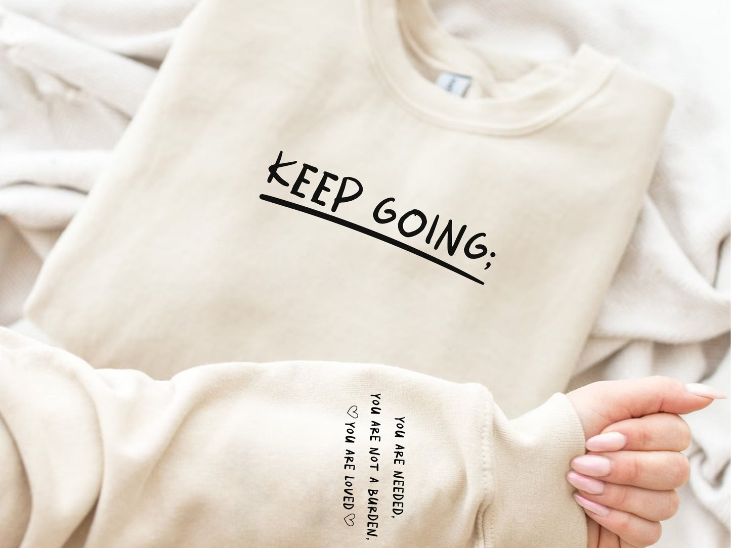 Keep Going 100 Reasons To Stay Alive Sweater