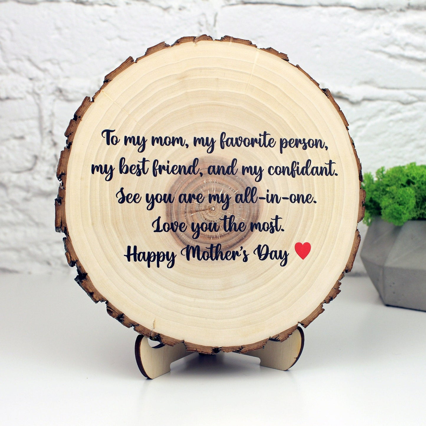 50%OFF❤️Custom Photo on Wood Mother's Day Gift