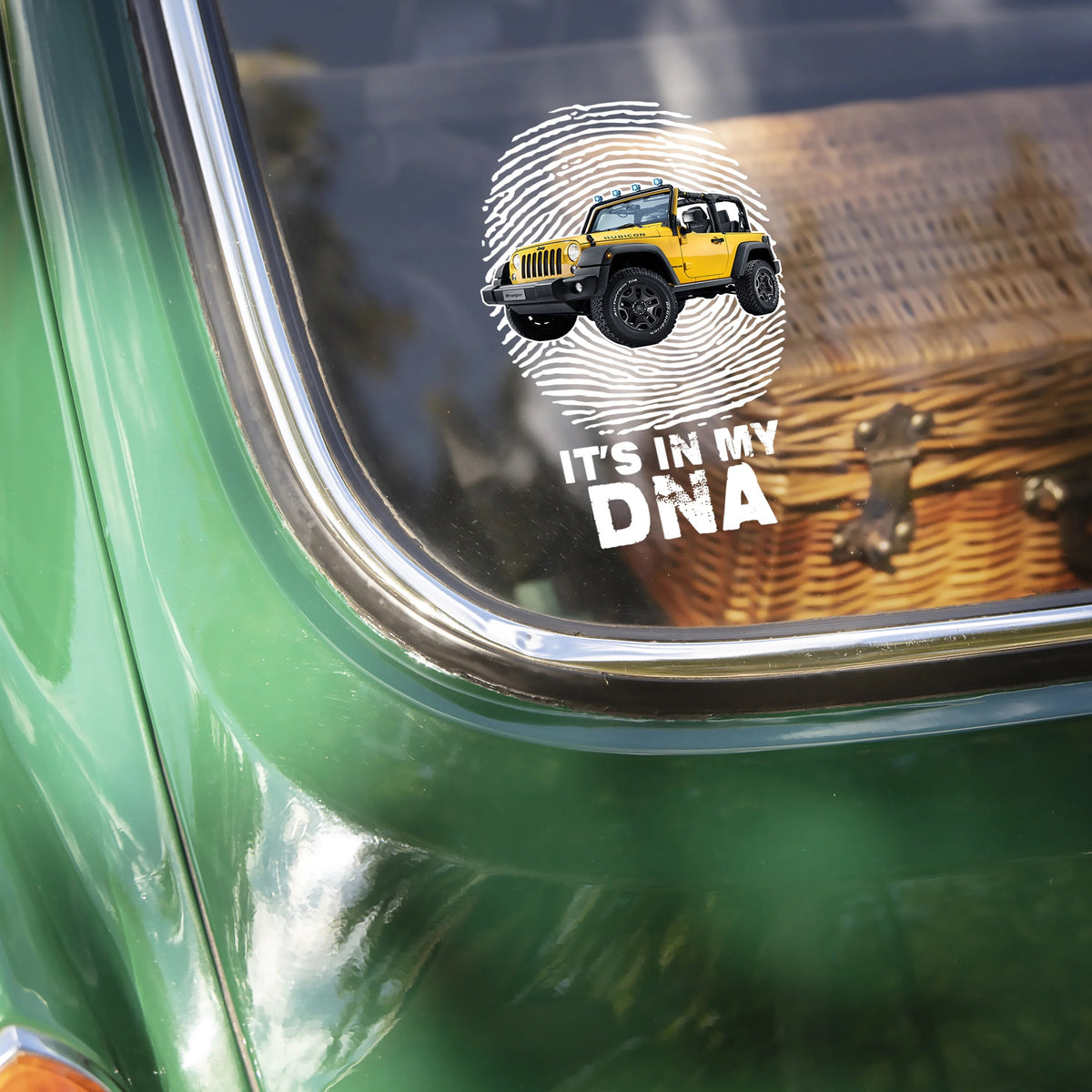 Personalized DNA Photo Car Window Decal