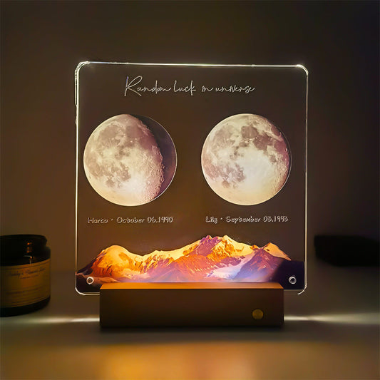 50%OFF🌔Personalized Moon Phases Handwritable LED Lamp