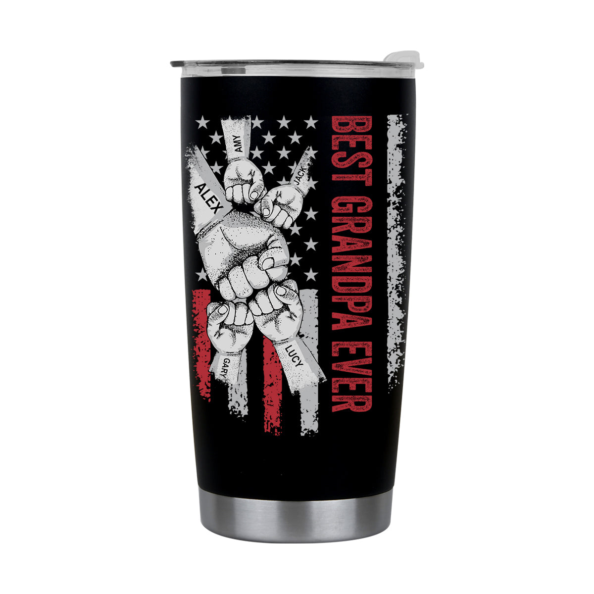 BEST DAD EVER Custom Stainless Steel Tumbler