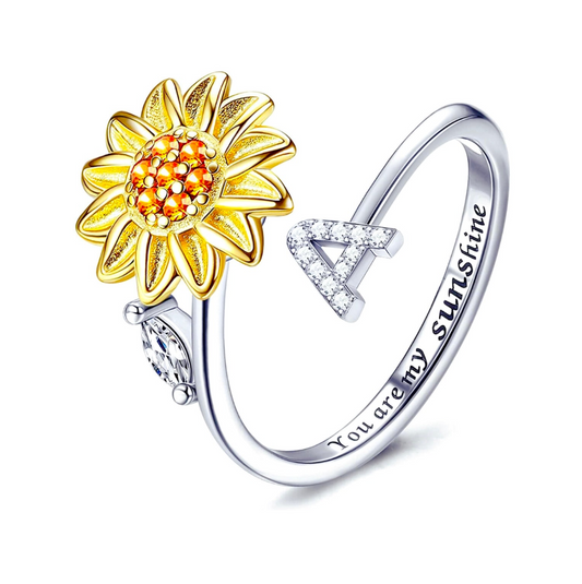 Sonnenblumen-Ring &amp; Halsketten-Set