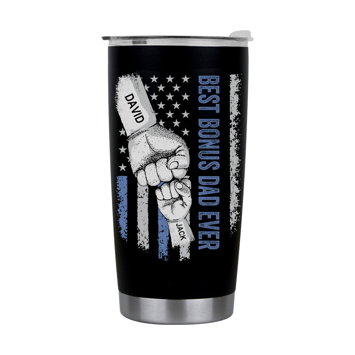 BEST DAD EVER Custom Stainless Steel Tumbler