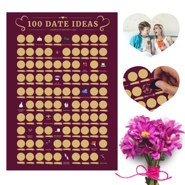 100 Dates | Scratch Off Wish List