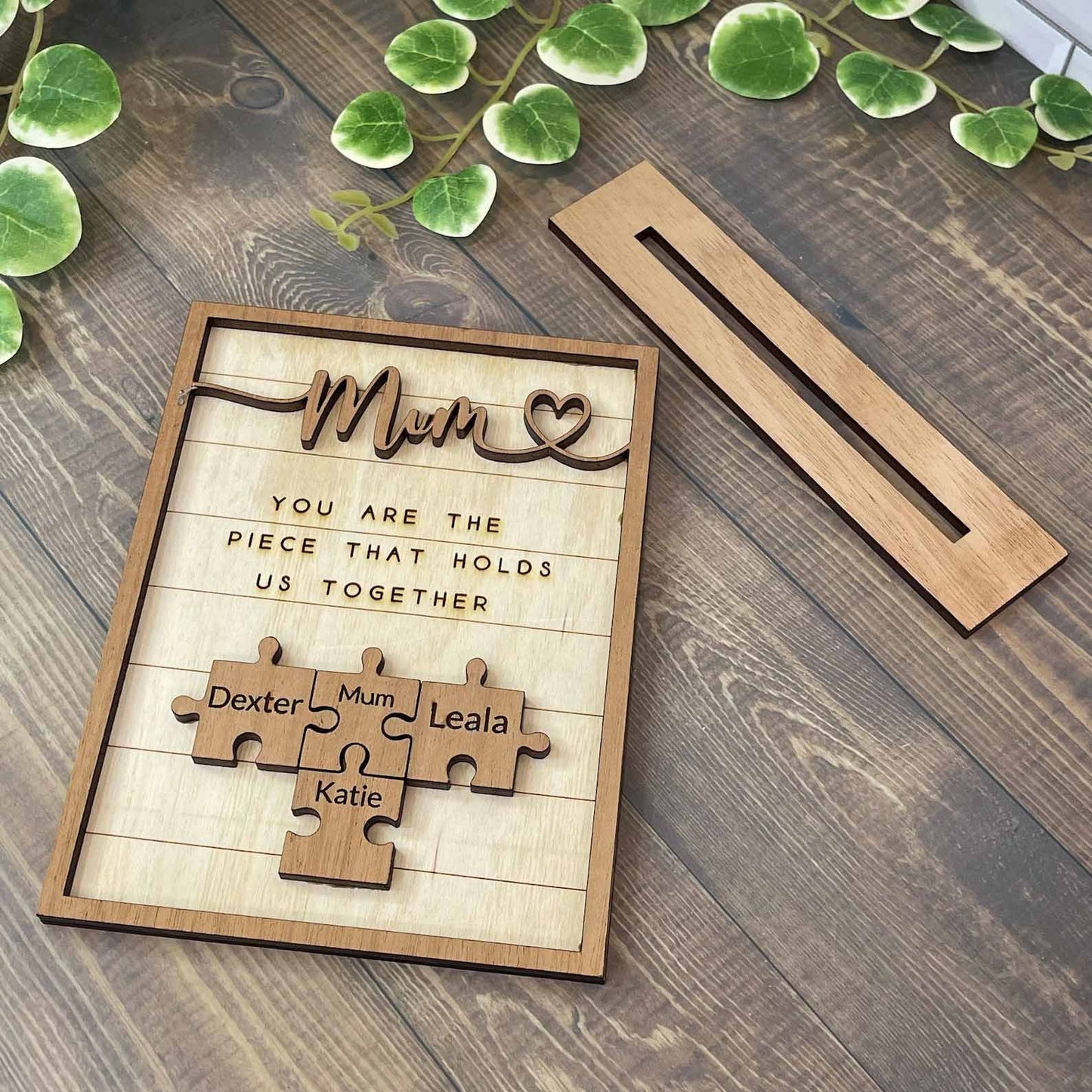 Personalisiertes Mama-Puzzleteile-Namensschild🎁 