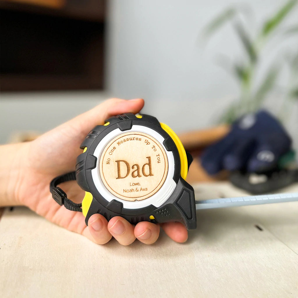 No One Measures Up Personalized Tape Measure - Best Gift For Dad