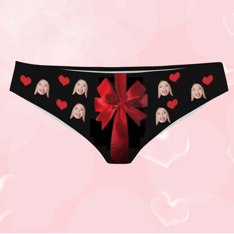 Custom Gift Heart Face Photo Boxer