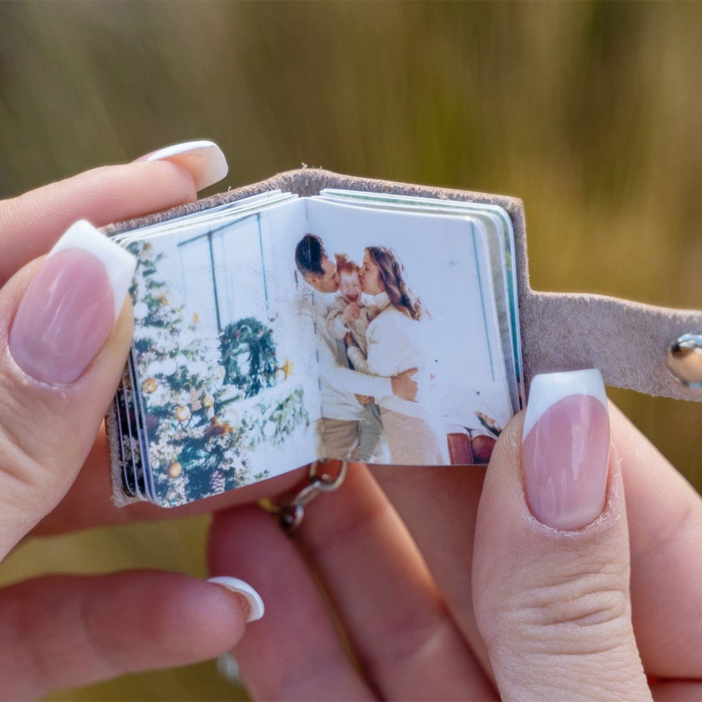 💕Valentinstag Mini Fotoalbum Schlüsselanhänger