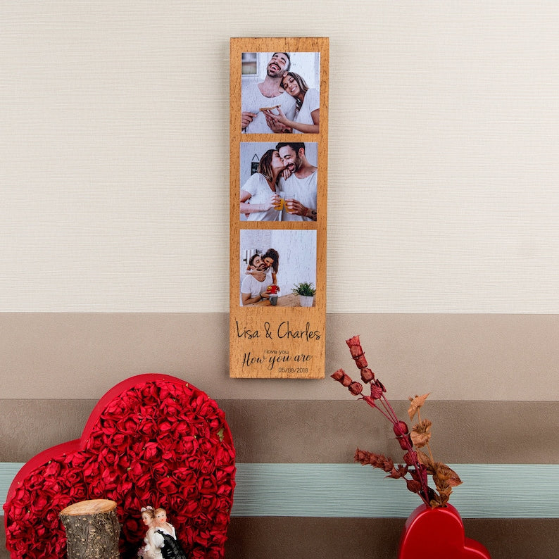 Benutzerdefiniertes Foto gedruckte Wanddekoration zum Valentinstag💝