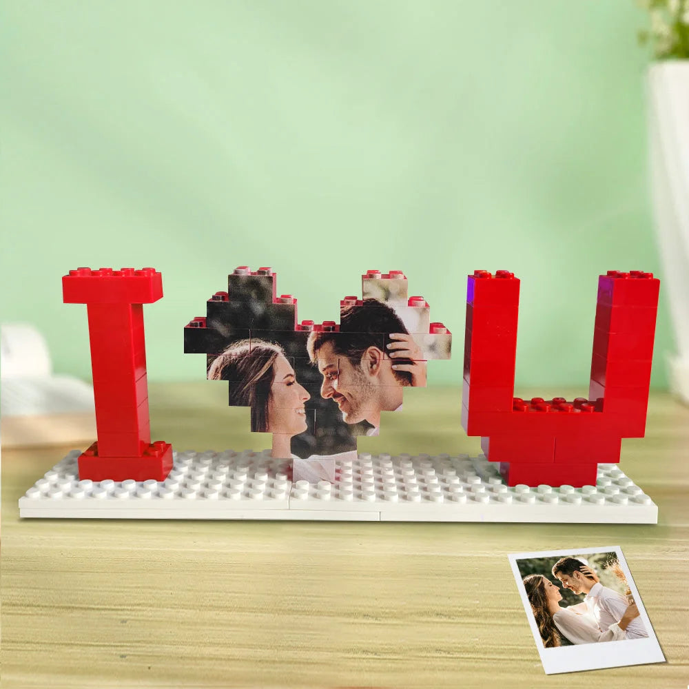 Personalised I Love You Brick Puzzles Gifts for Lovers