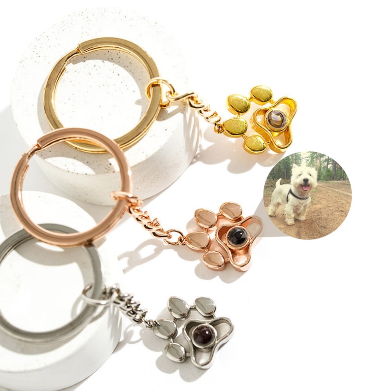 Haustier Foto Schlüsselanhänger/Halskette Erinnerungsgeschenk