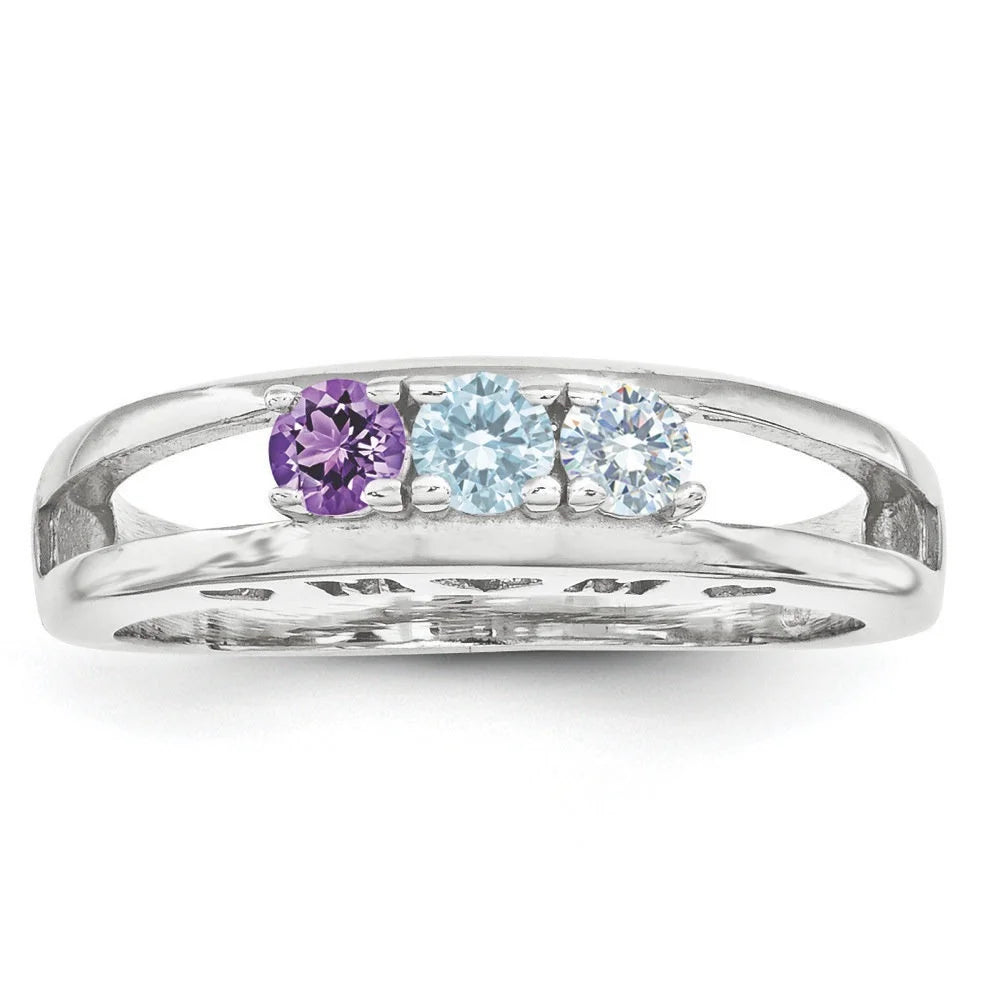 Family Birthstones Ring-Mother's Jewelry