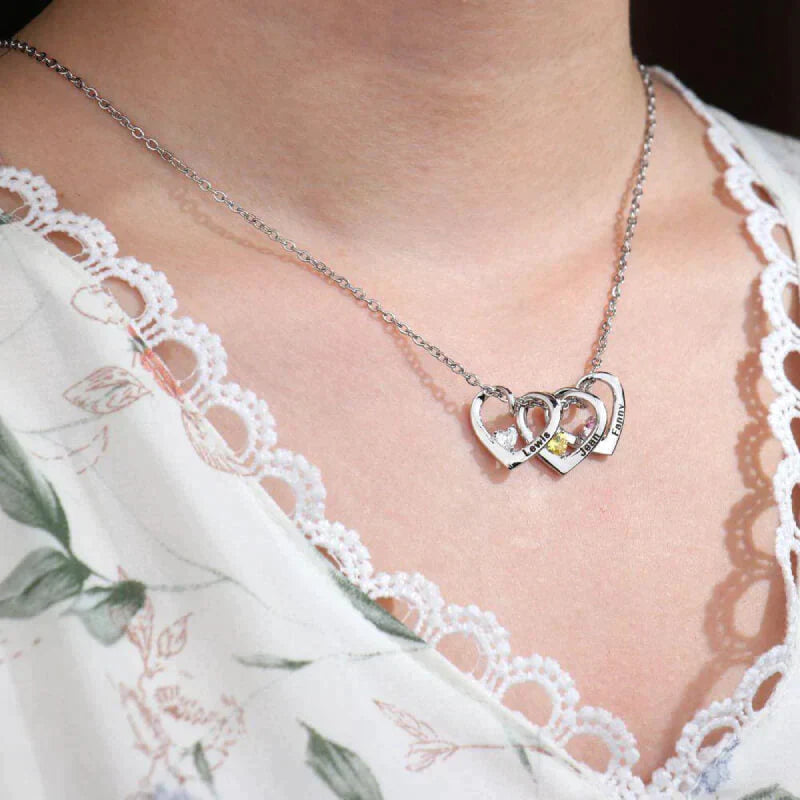 Heart of Love Birthstone Necklace