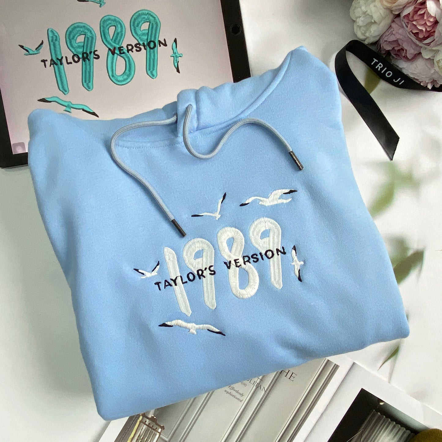 1989 TS Version Embroidered Sweatshirt Hoodie T-shirt