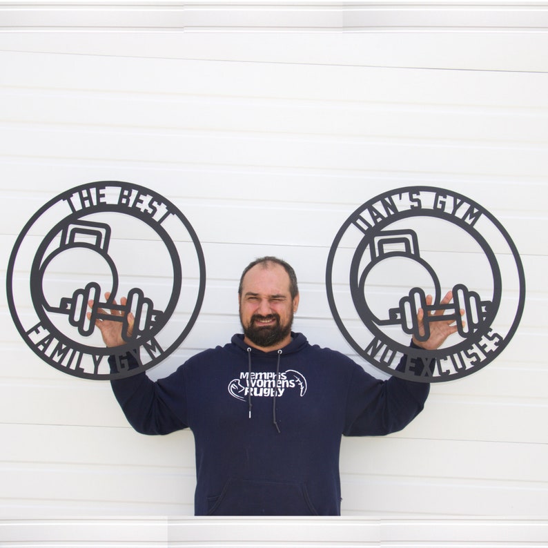 Custom Home Gym Sign