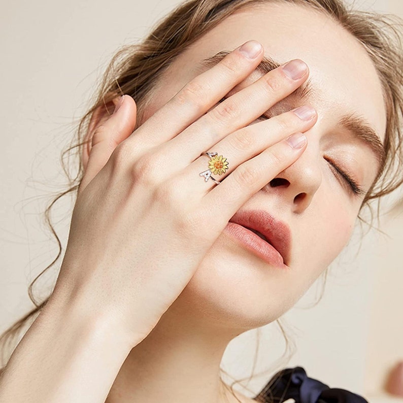 Sonnenblume Fidget Ring