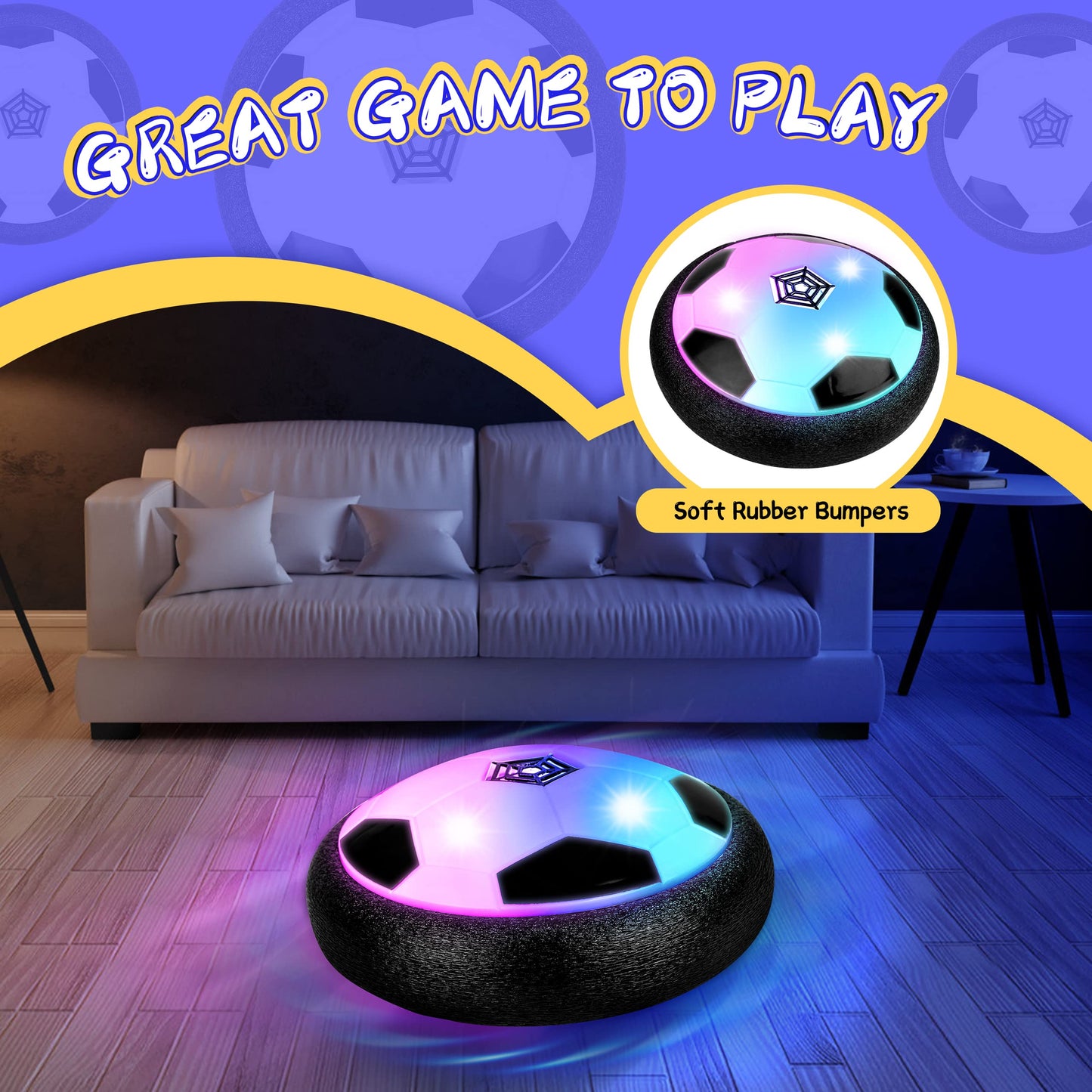 LED-Hover-Fußball