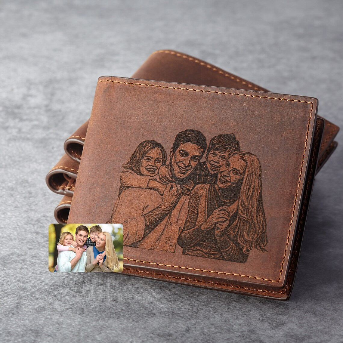 Personalized Leather Wallet