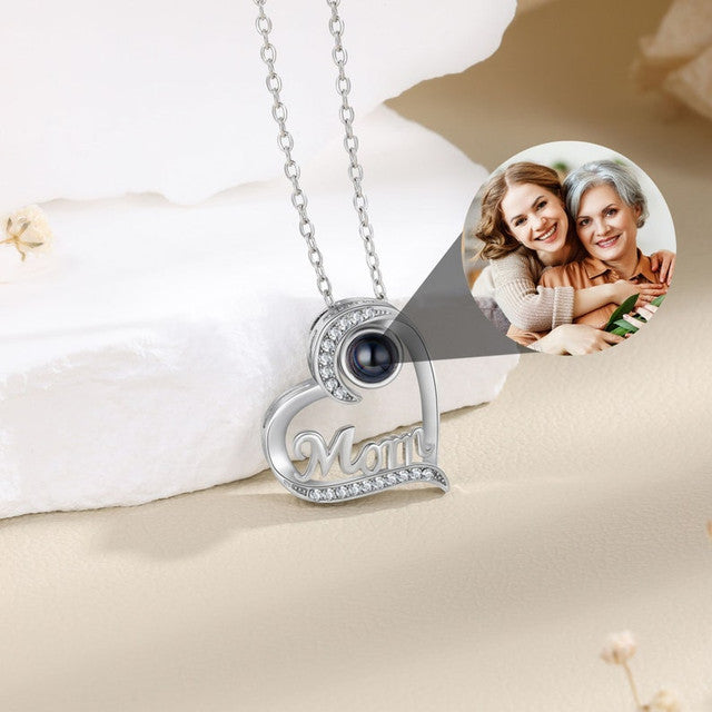 Collier Projection Photo MOM Personnalisé