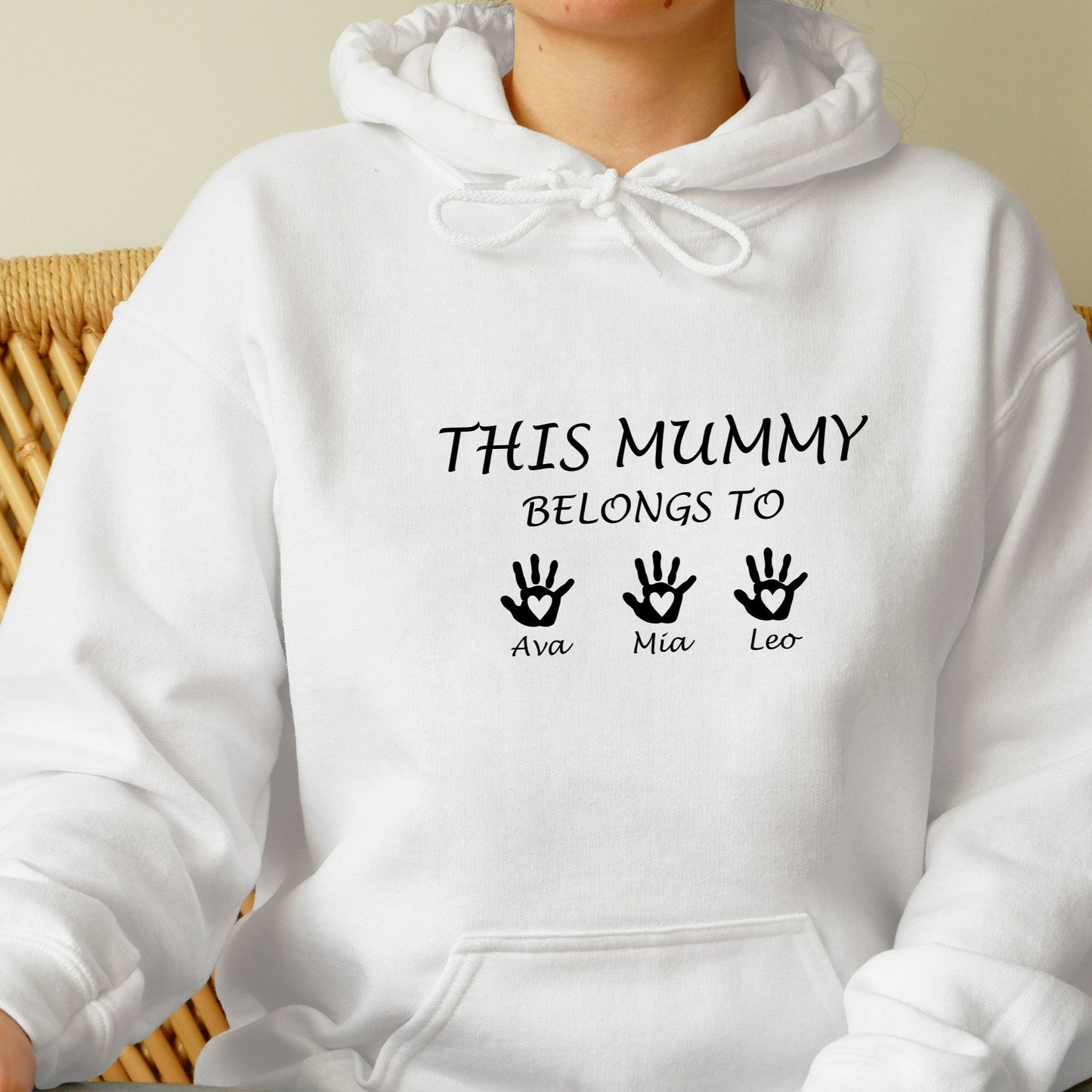 Diese Mama gehört Custom Mama Hoodie