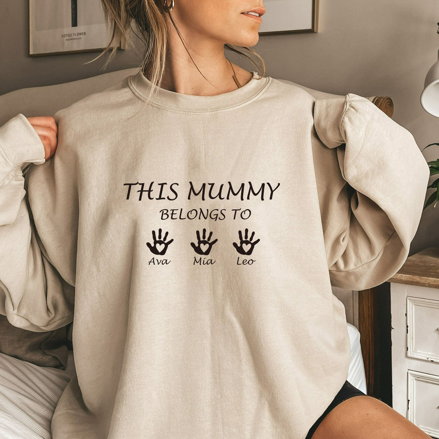 Diese Mama gehört Custom Mama Hoodie