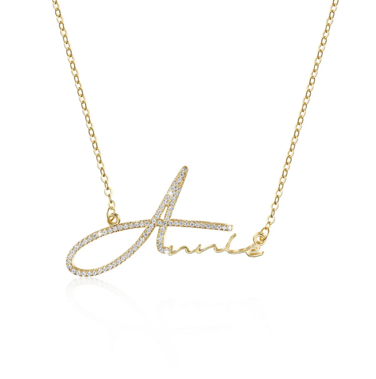 Custom Luxe Name Necklace